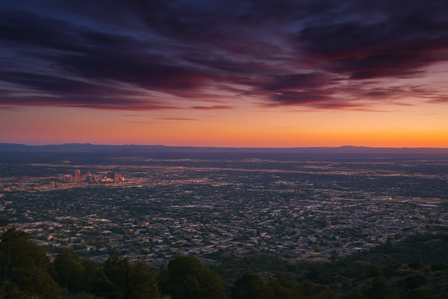 Albuquerque, NM skyline