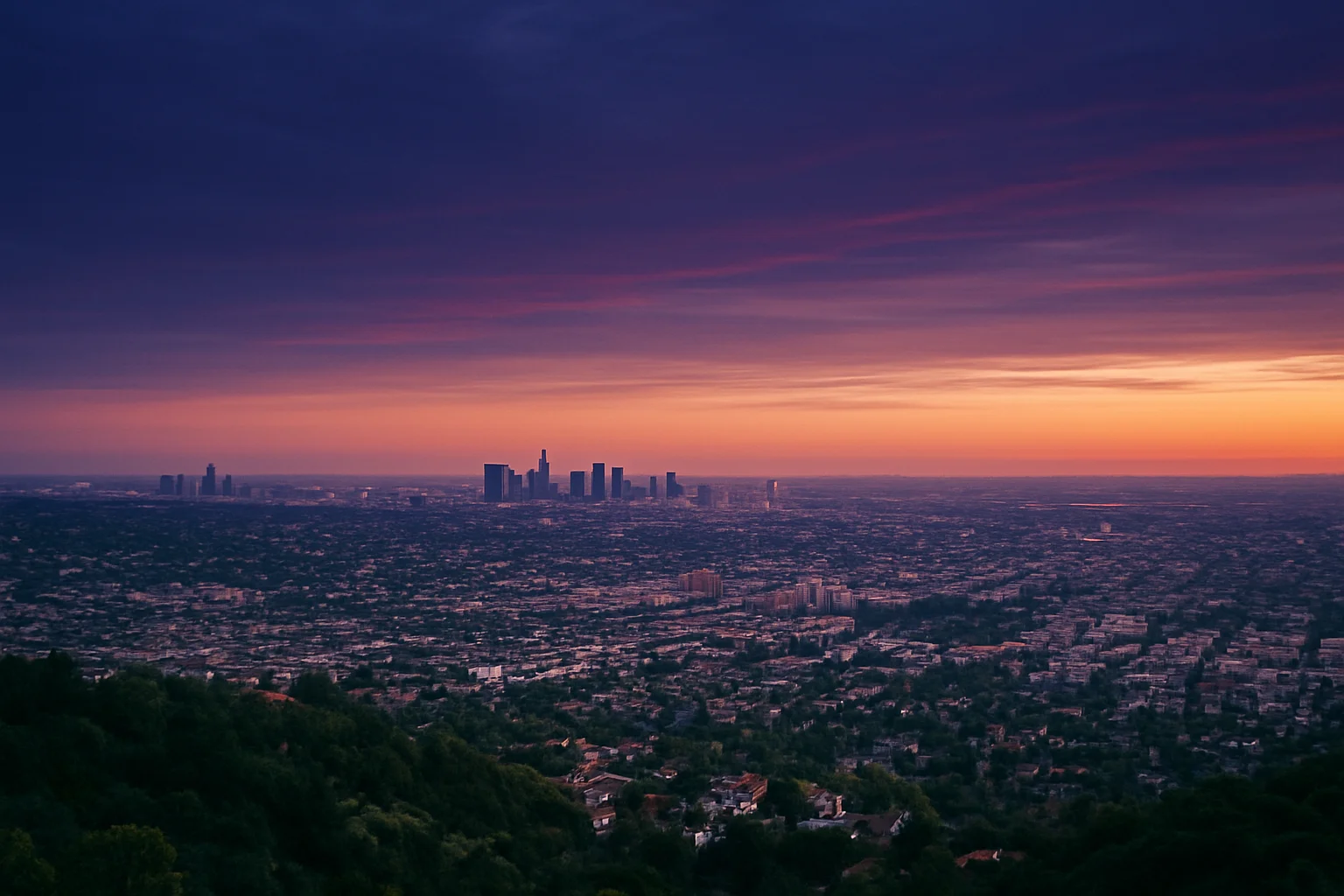 Alhambra, CA skyline