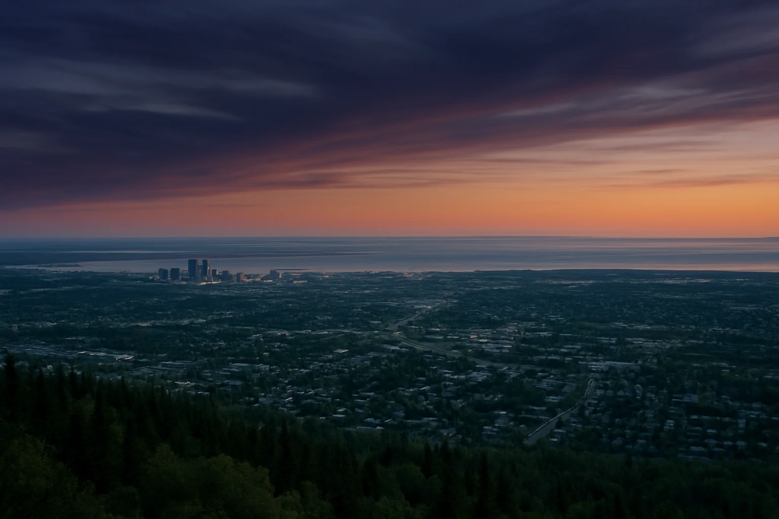 Anchorage, AK skyline