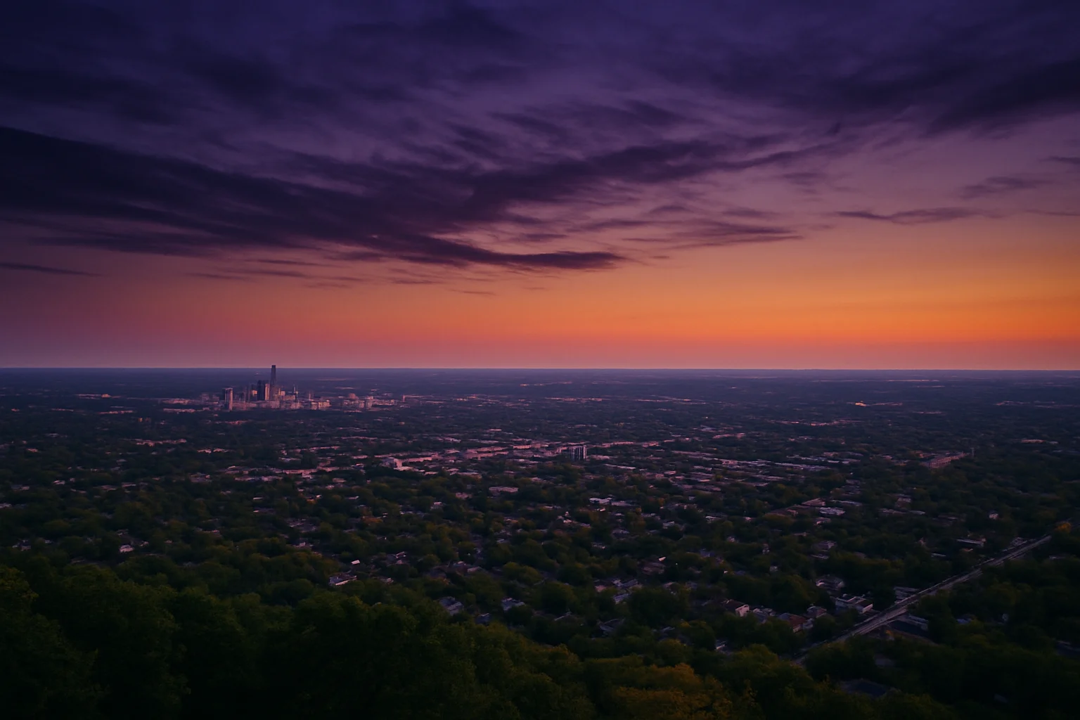 Ann Arbor, MI skyline