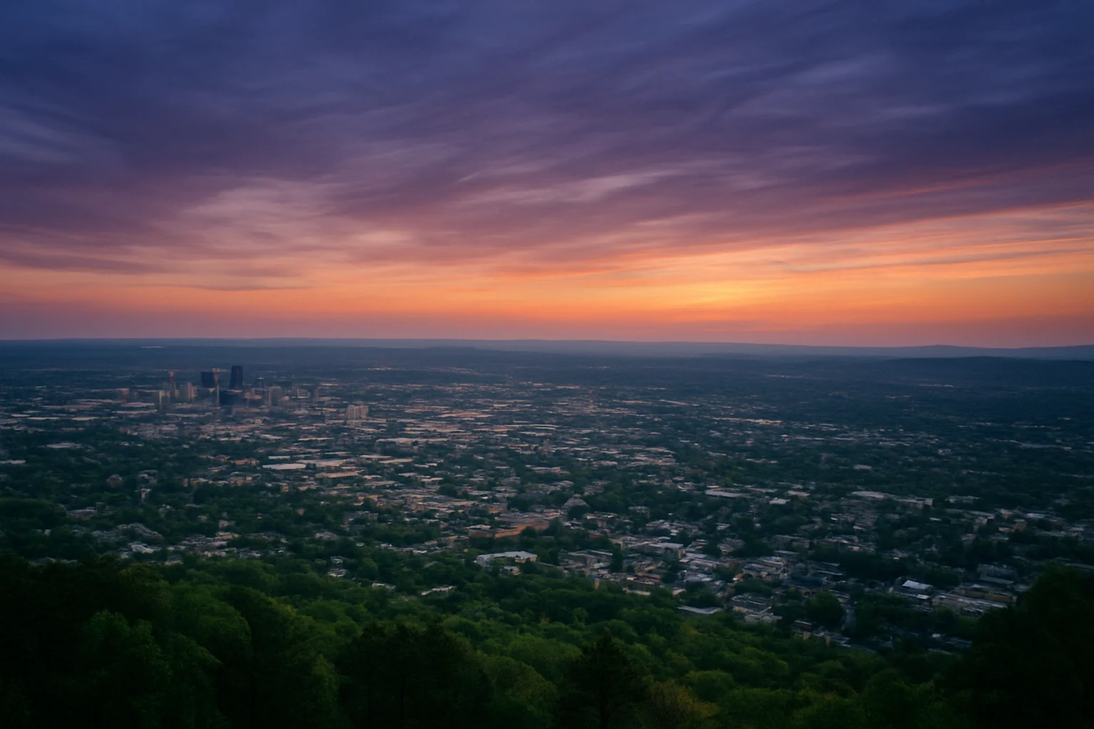 Anniston, AL skyline