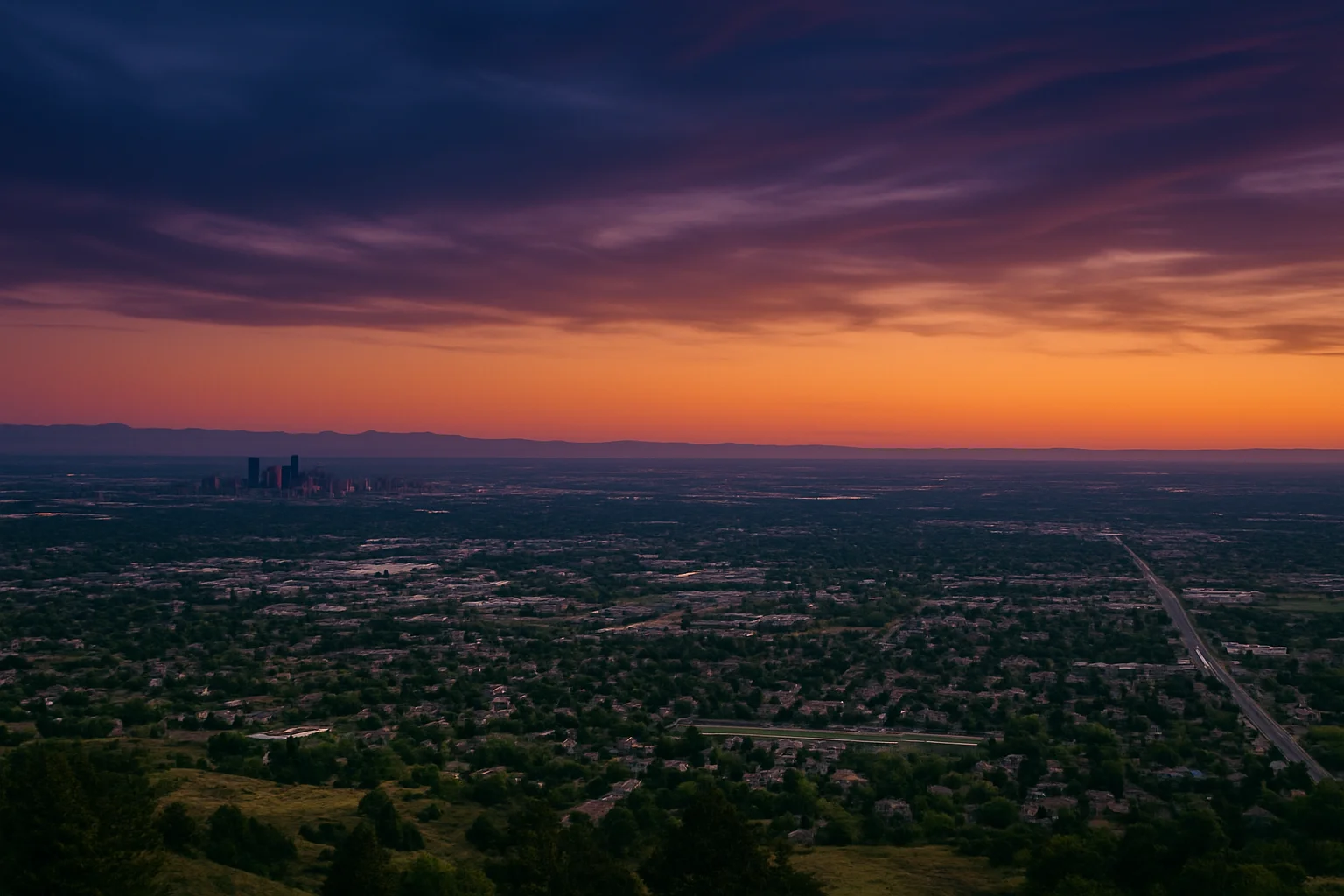 Arvada, CO skyline