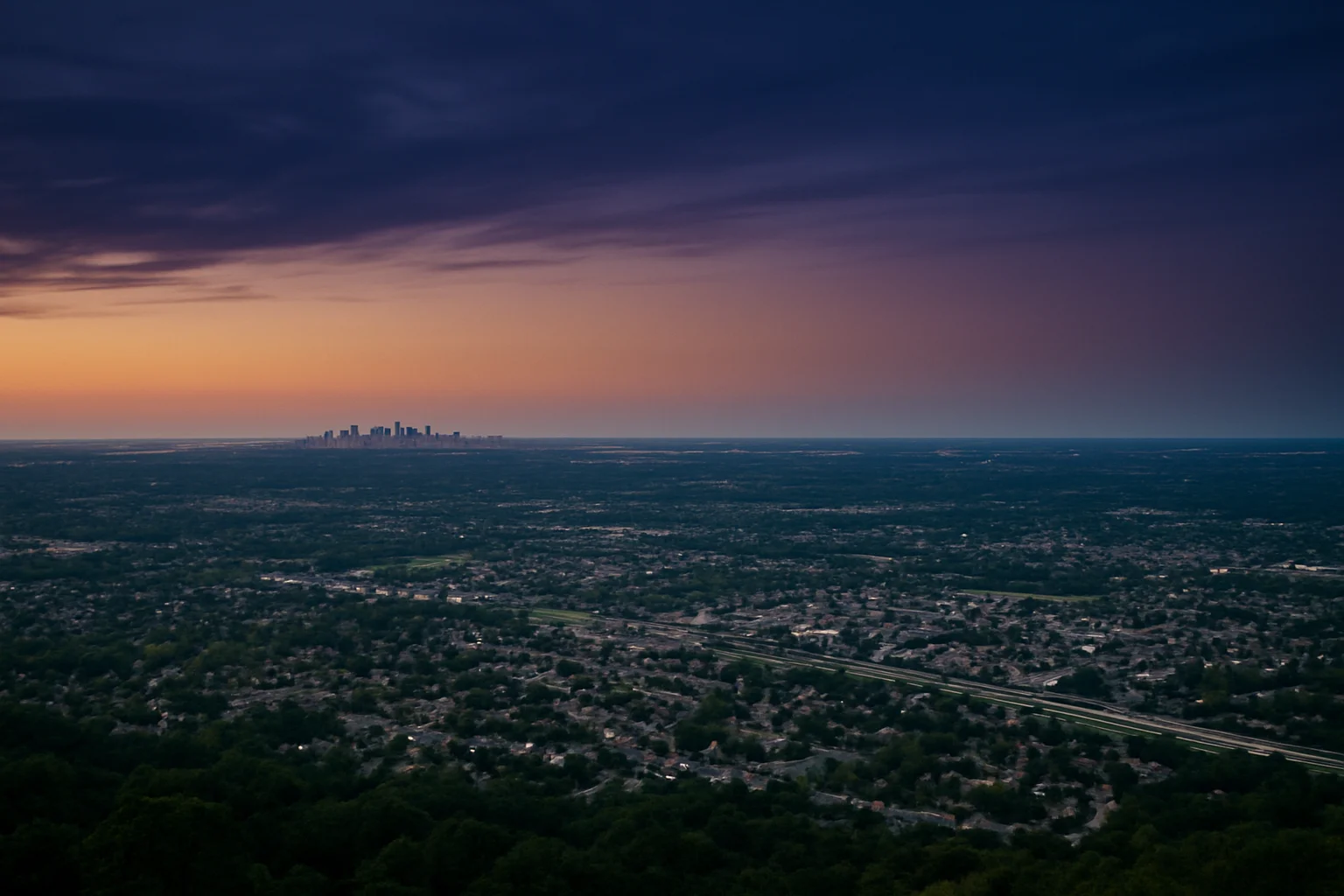 Atascocita, TX skyline