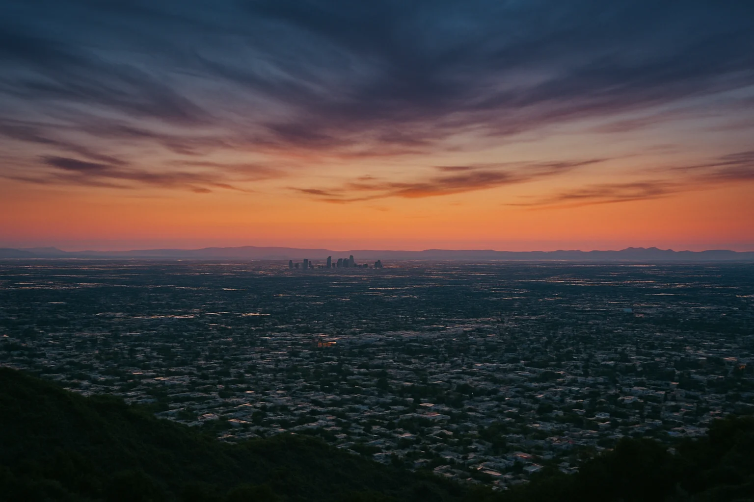 Avondale, AZ skyline