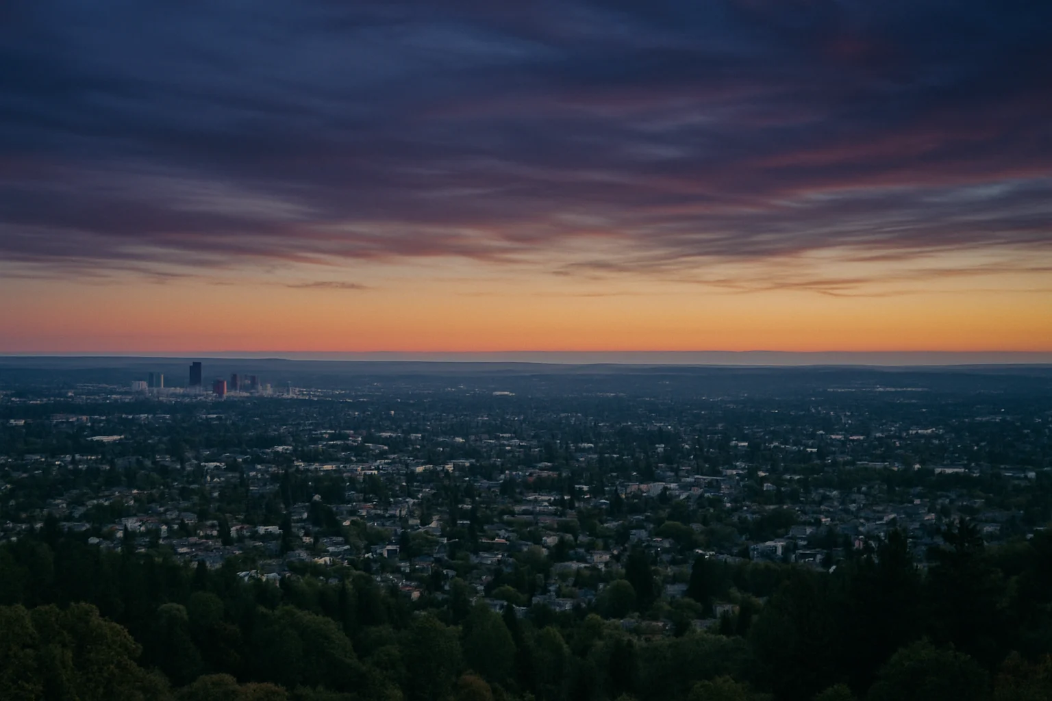 Beaverton, OR skyline