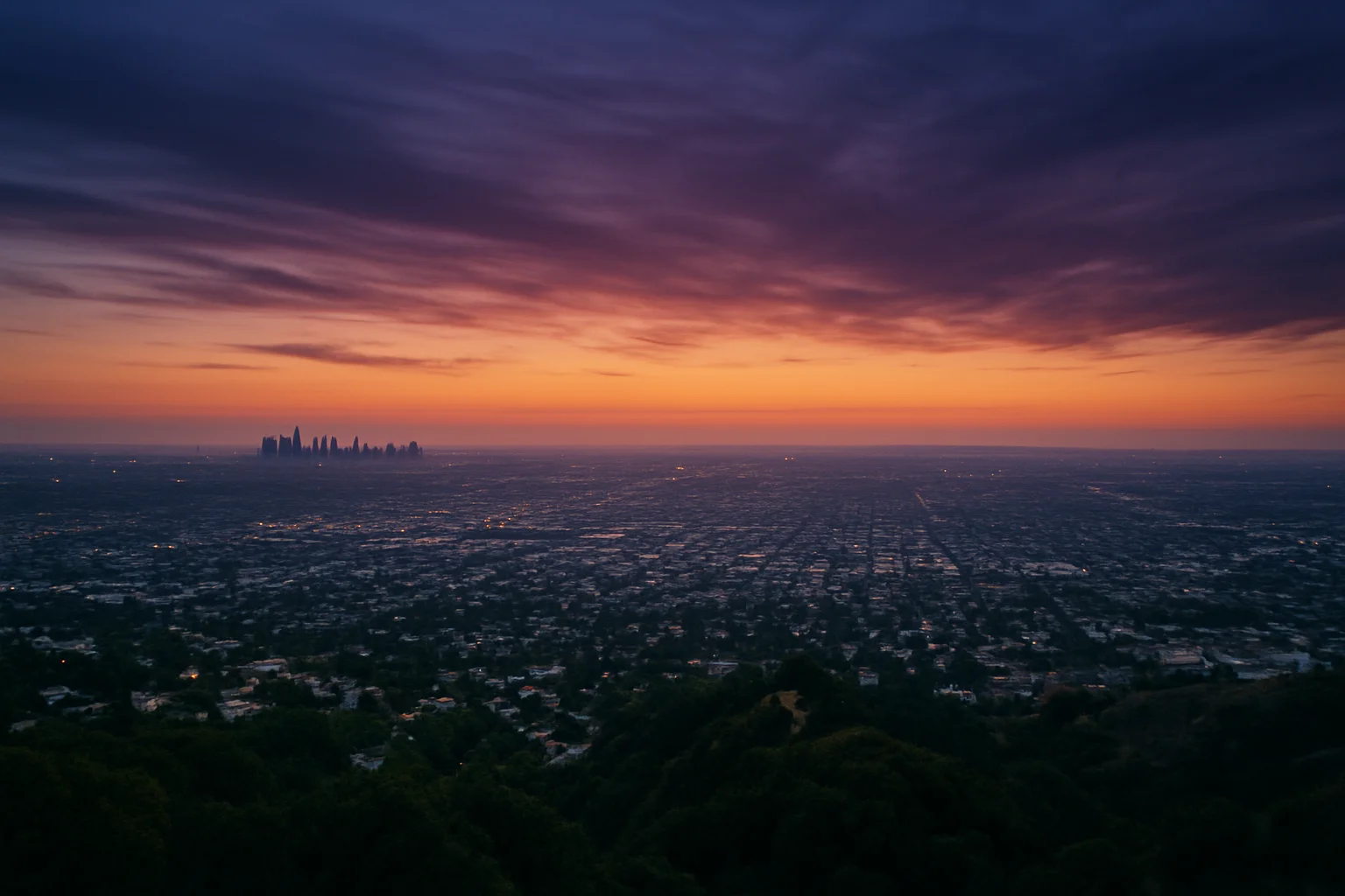 Bellflower, CA skyline