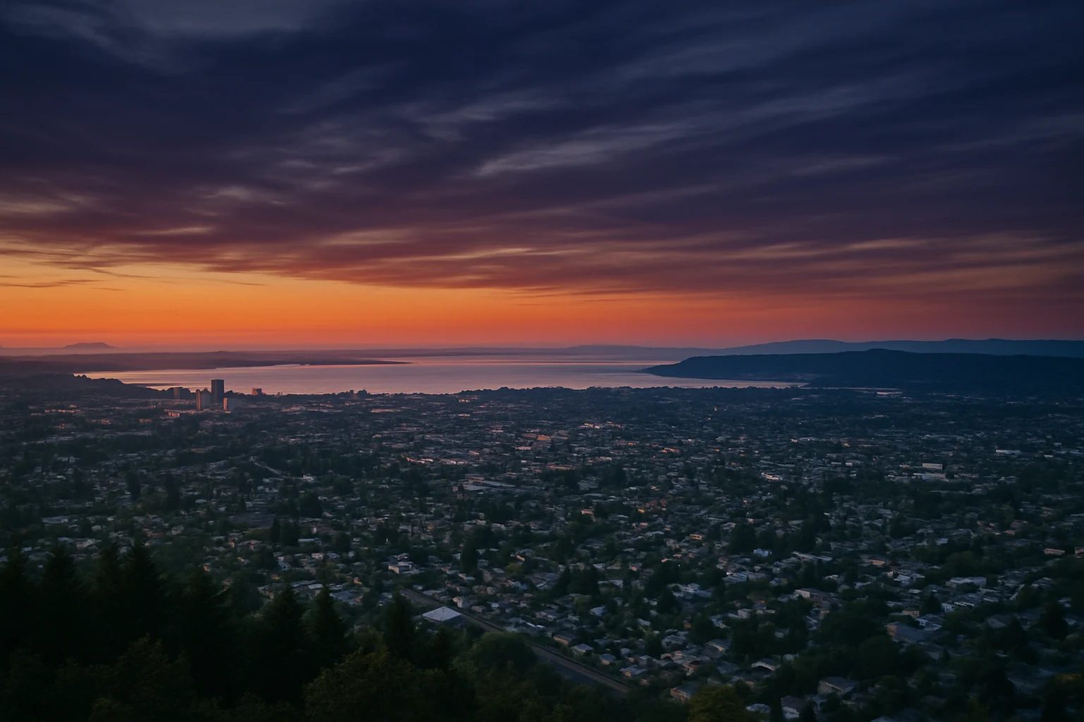 Bellingham, WA skyline