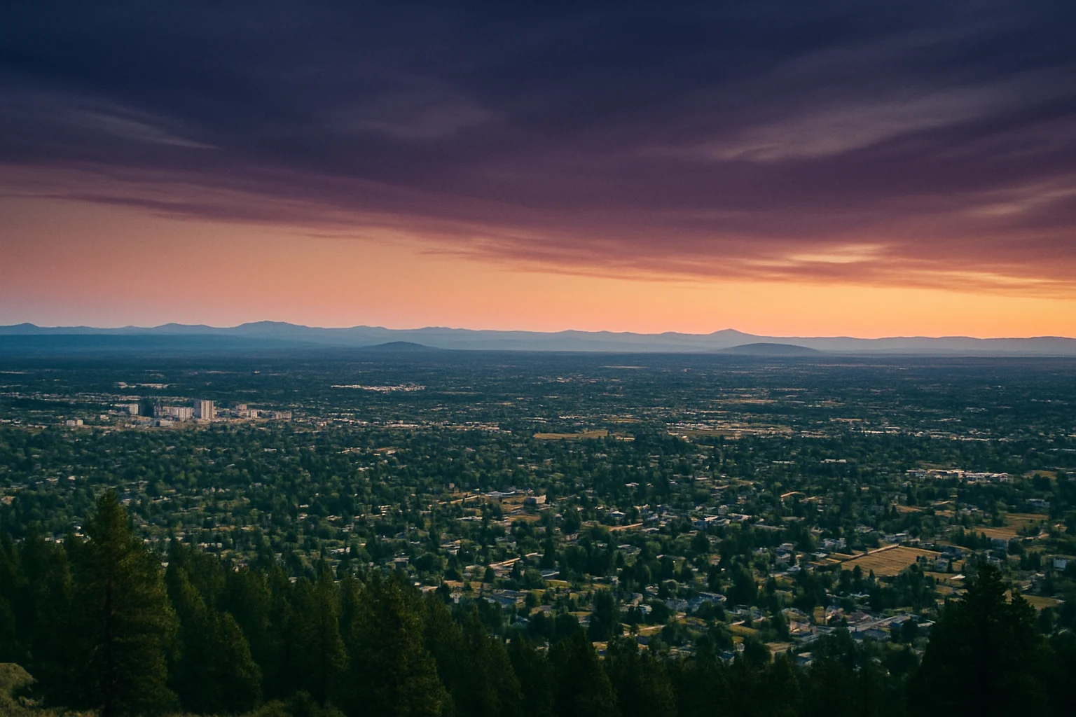Bend, OR skyline