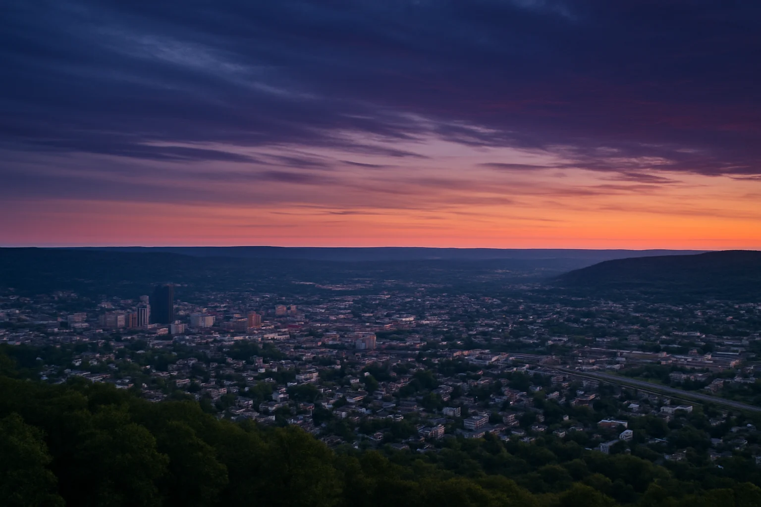 Binghamton, NY skyline
