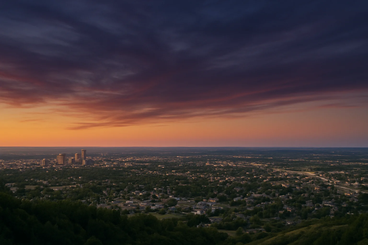 Bismarck, ND skyline