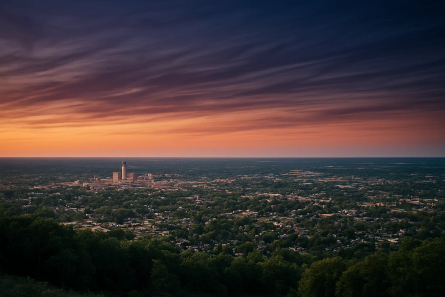 Bloomington, IL skyline