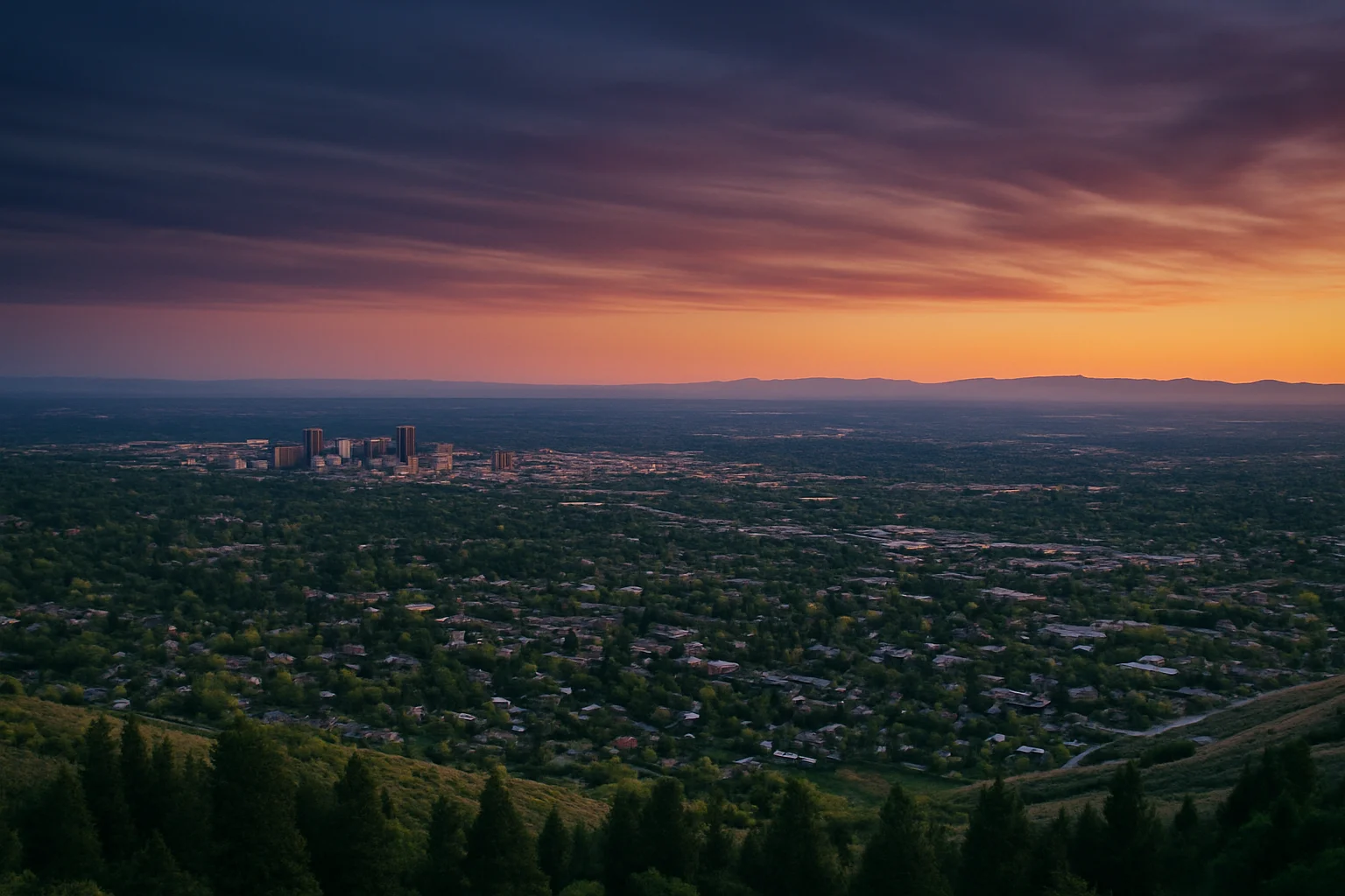 Boise, ID skyline