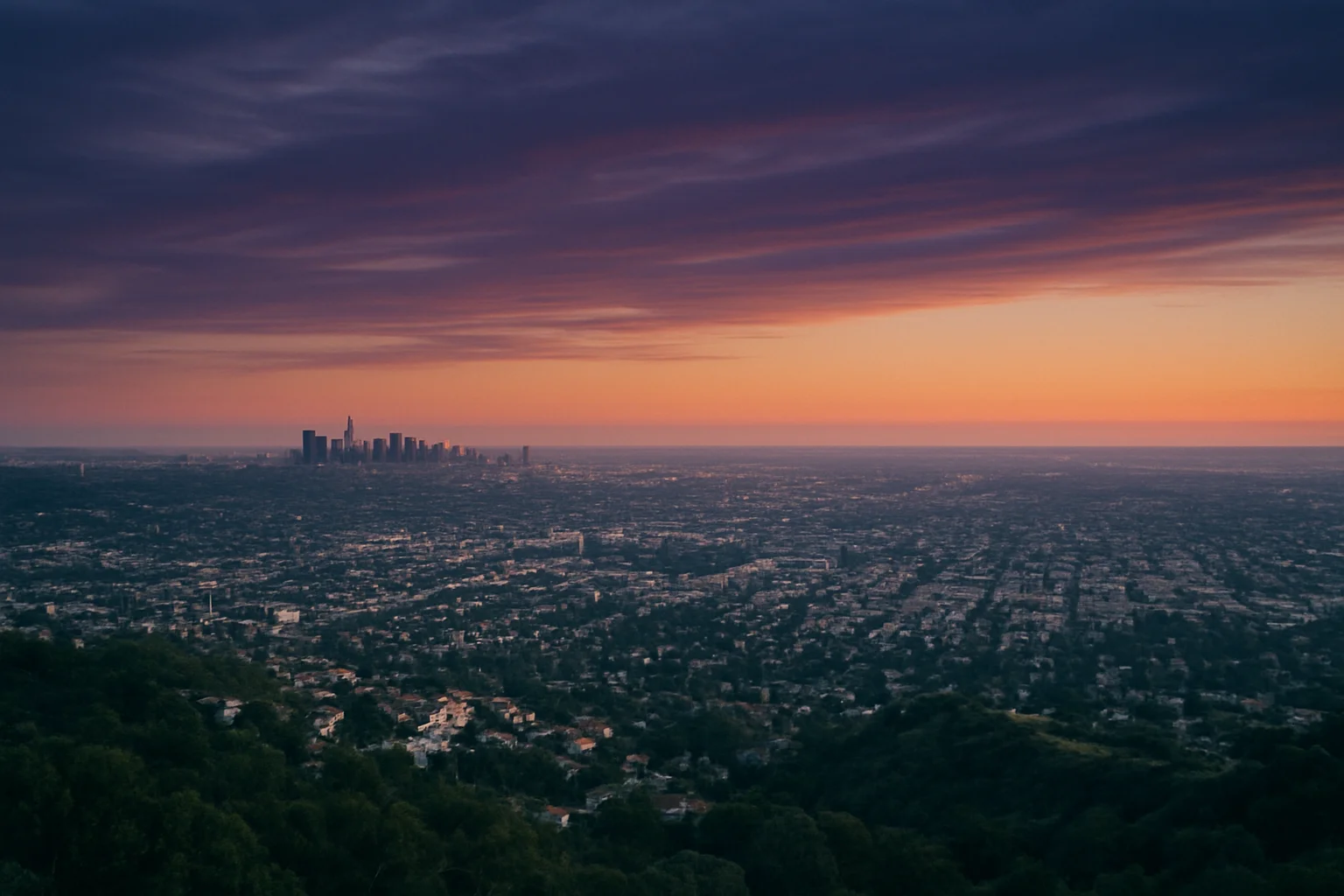 Brentwood, CA skyline