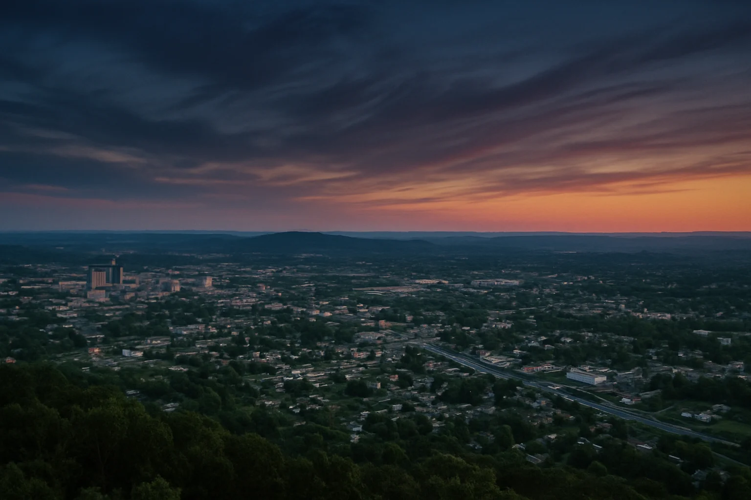 Bristol, TN skyline