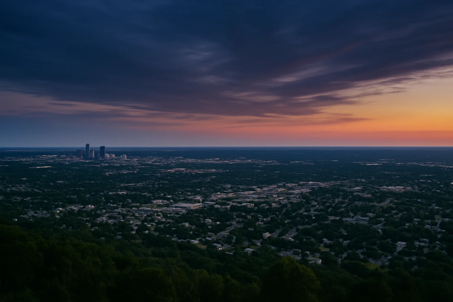 Broken Arrow, OK skyline