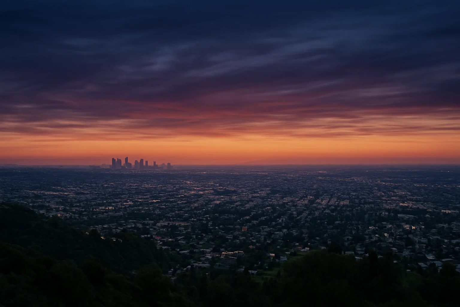 Buena Park, CA skyline