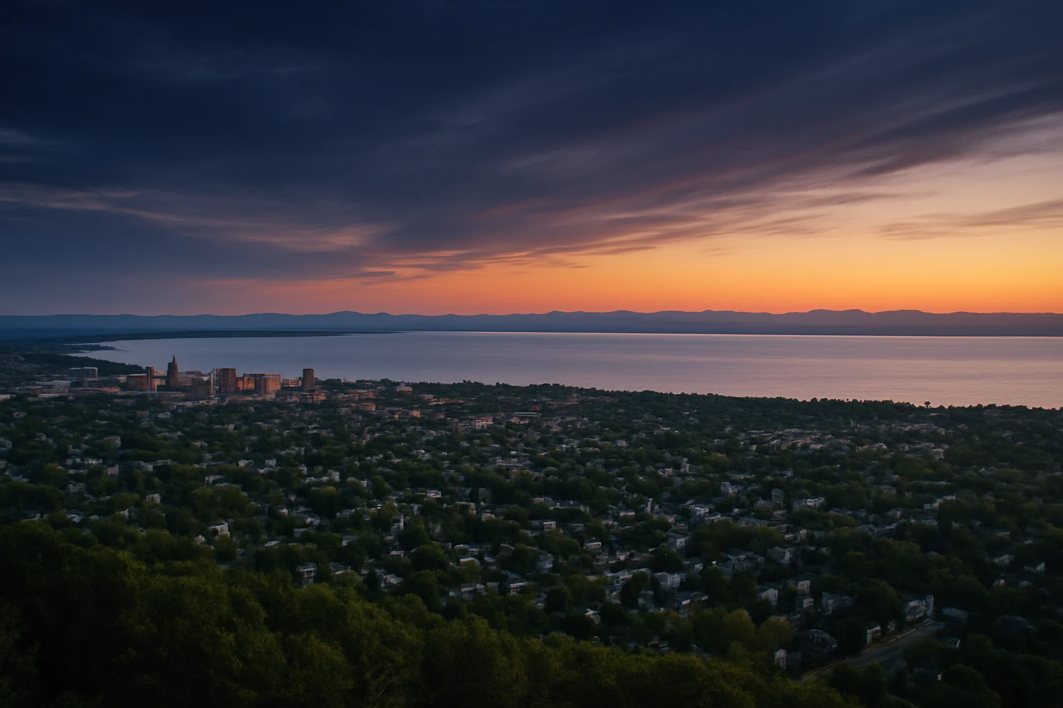 Burlington, VT skyline