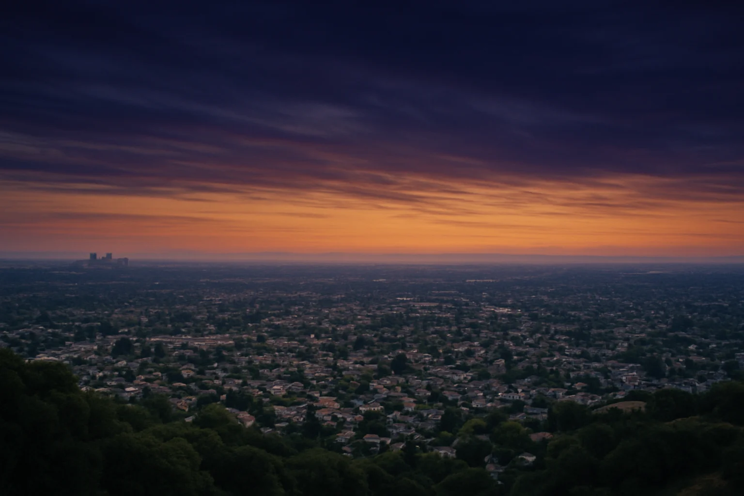 Carmichael, CA skyline