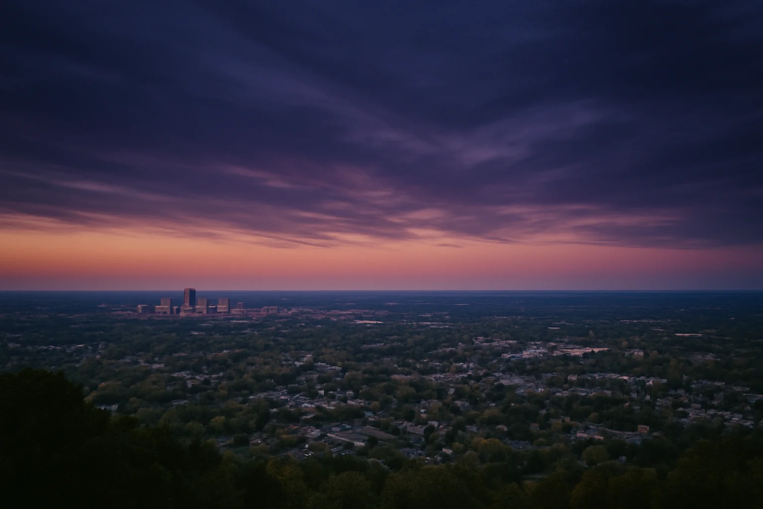 Cary, NC skyline
