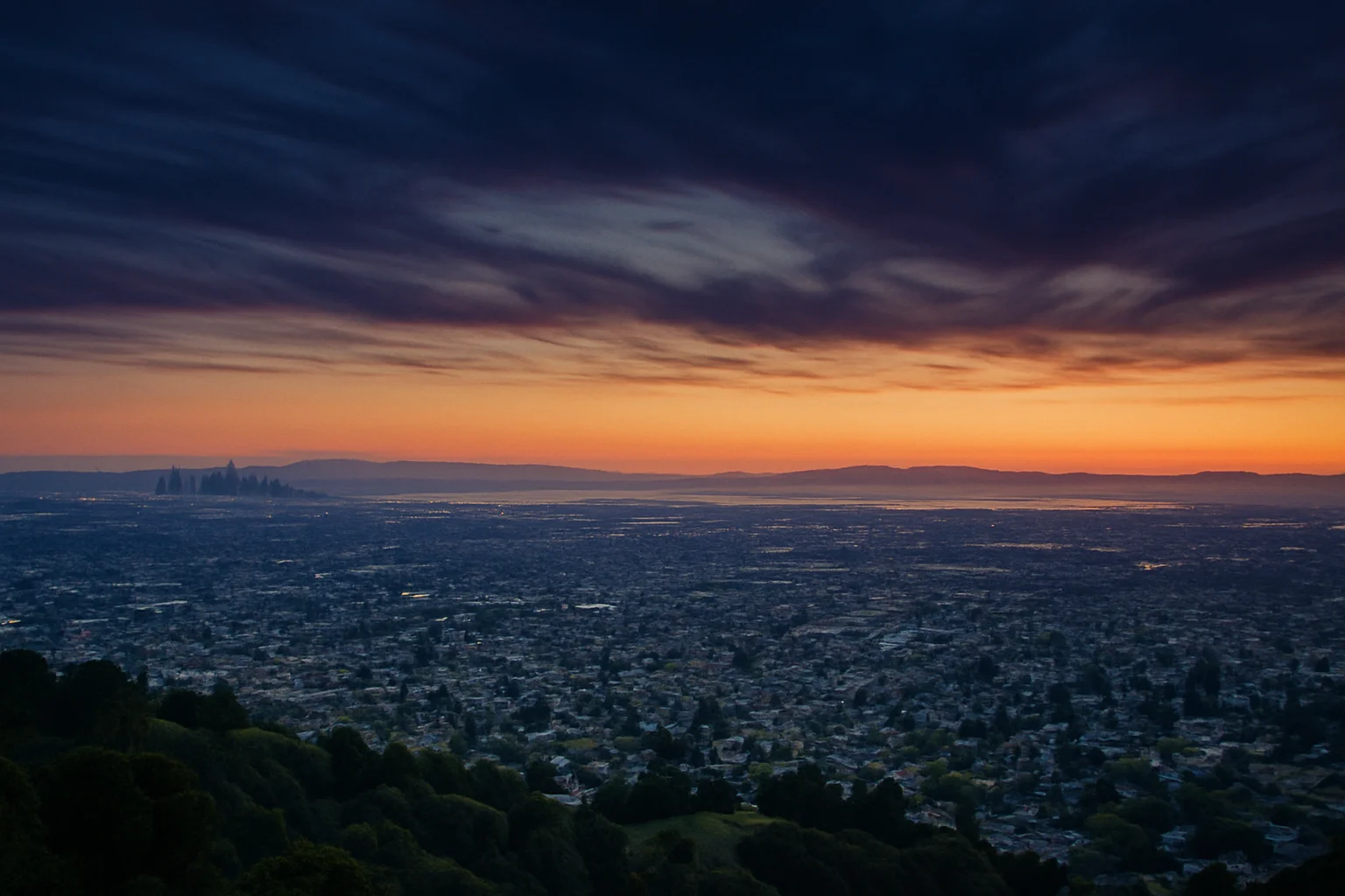 Castro Valley, CA skyline