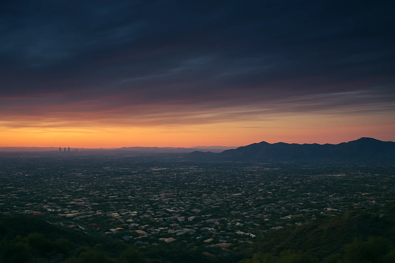 Catalina Foothills, AZ skyline