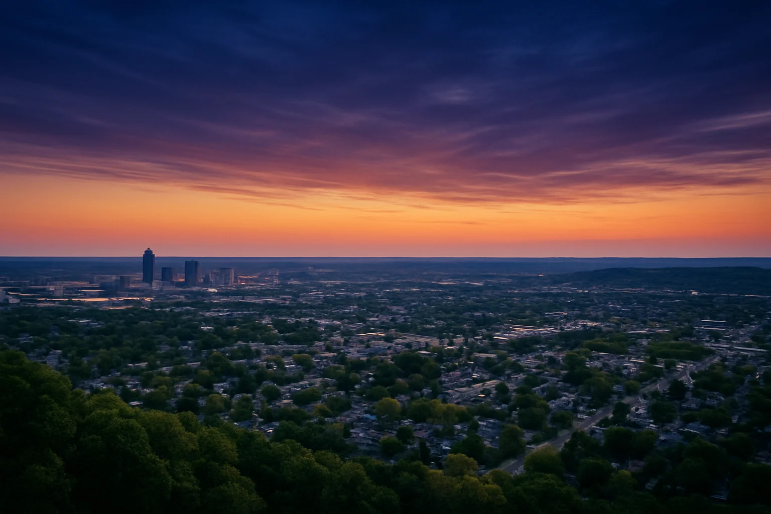 Cedar Rapids, IA skyline