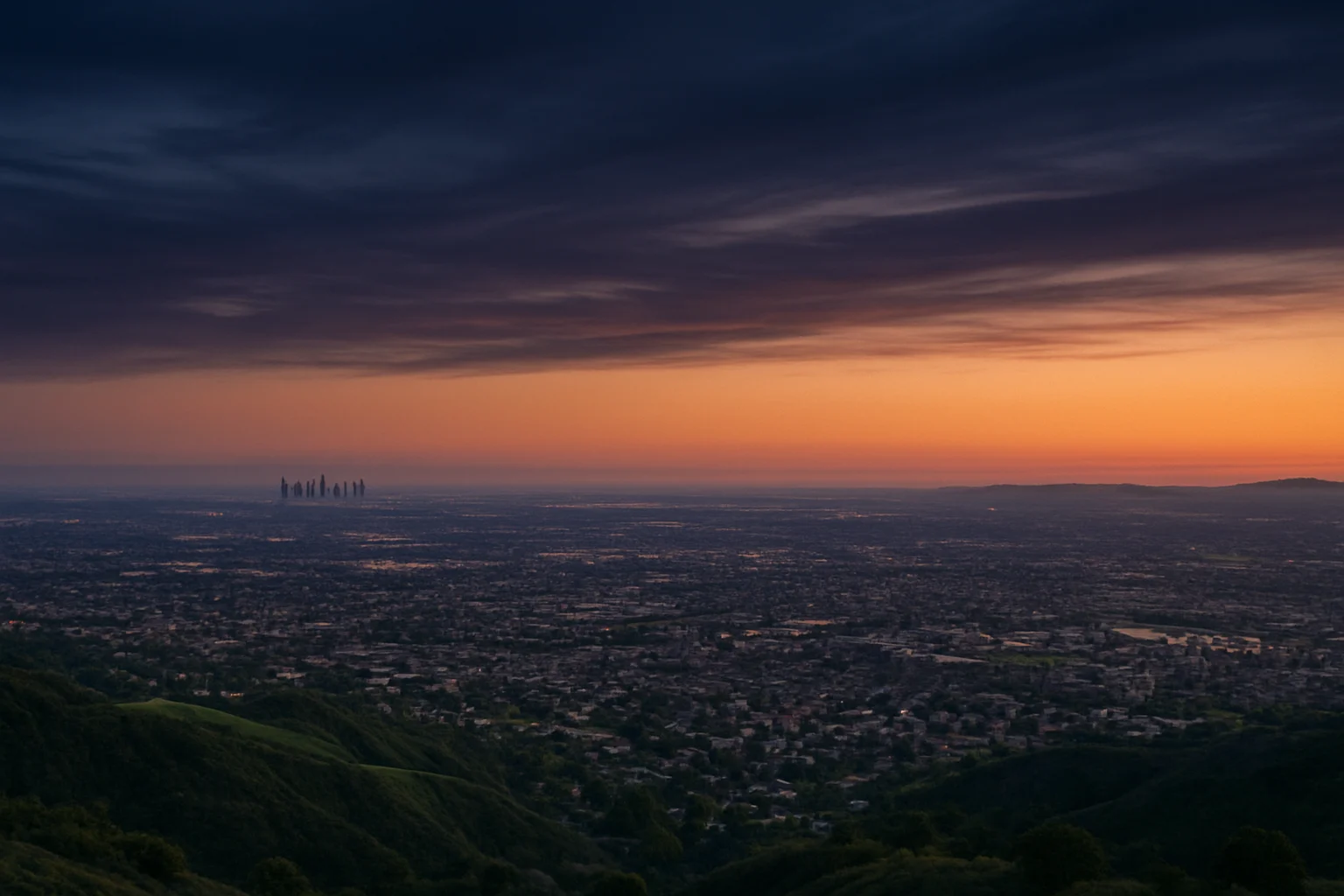 Chino Hills, CA skyline