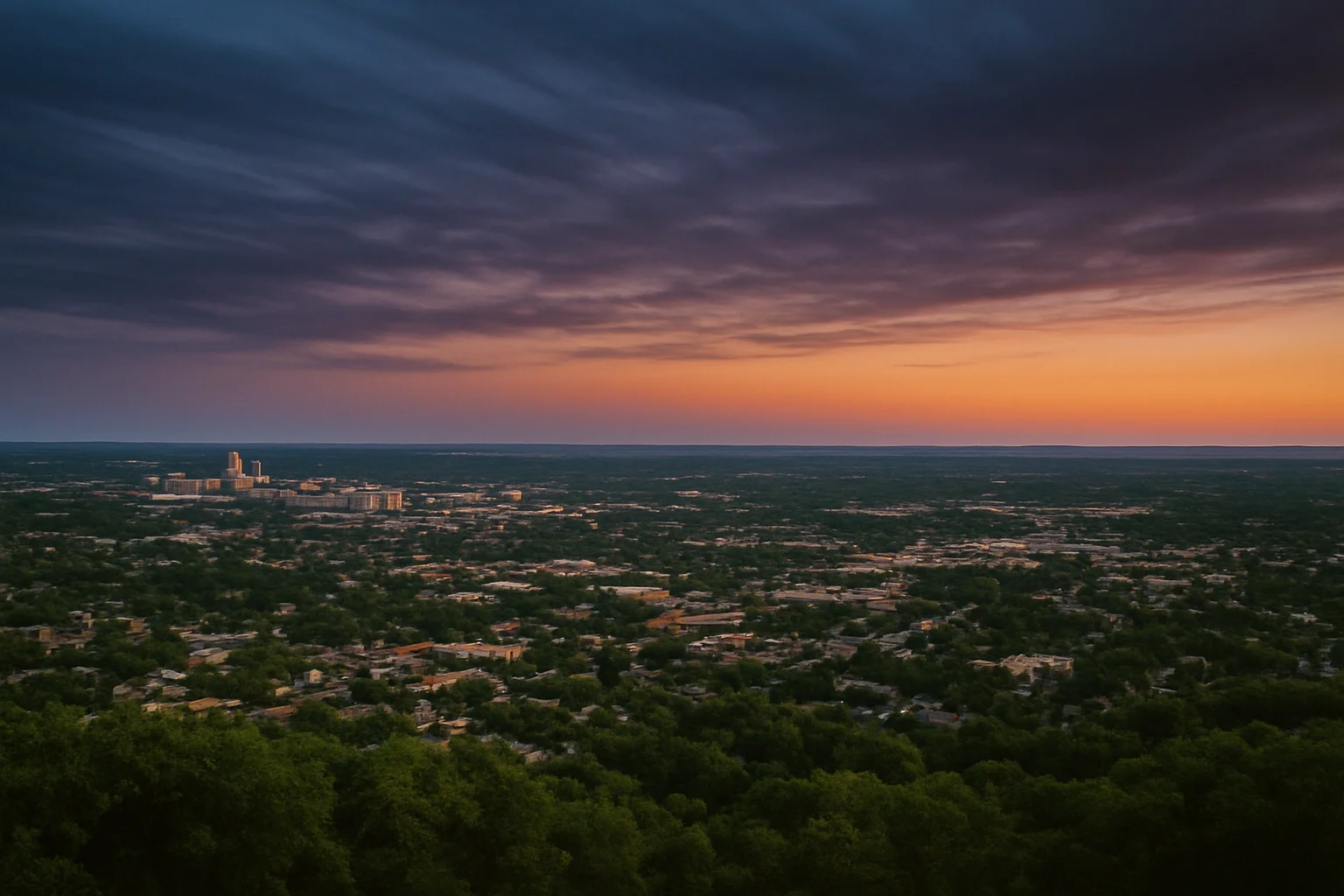 Columbia, MO skyline