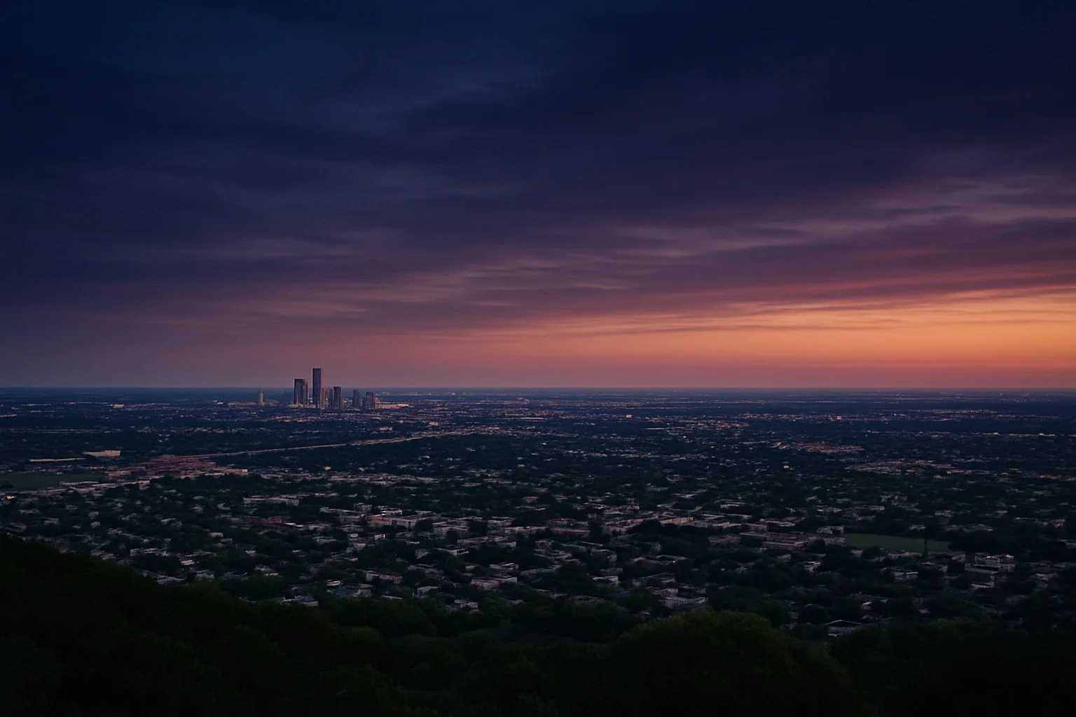 Corpus Christi, TX skyline