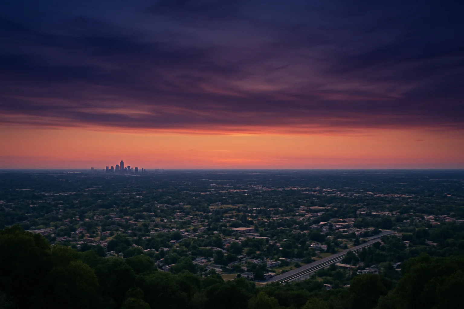 Dearborn Heights, MI skyline
