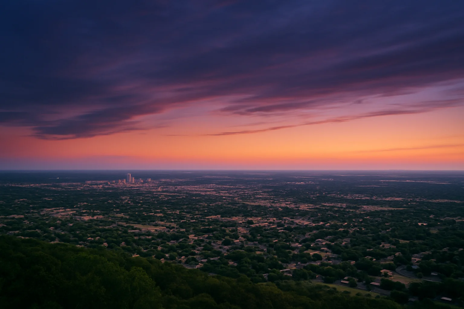 Denton, TX skyline