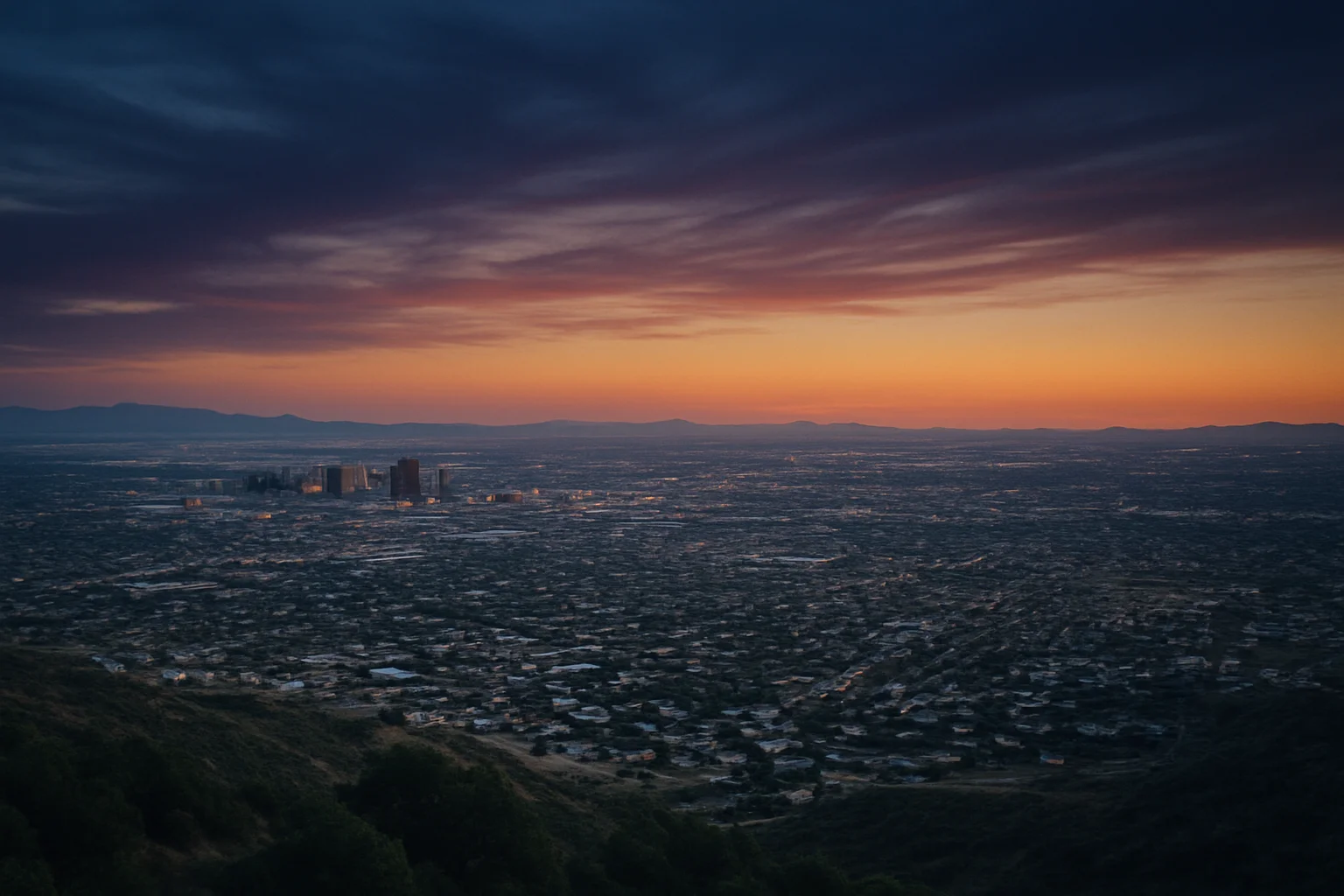 El Paso, TX skyline