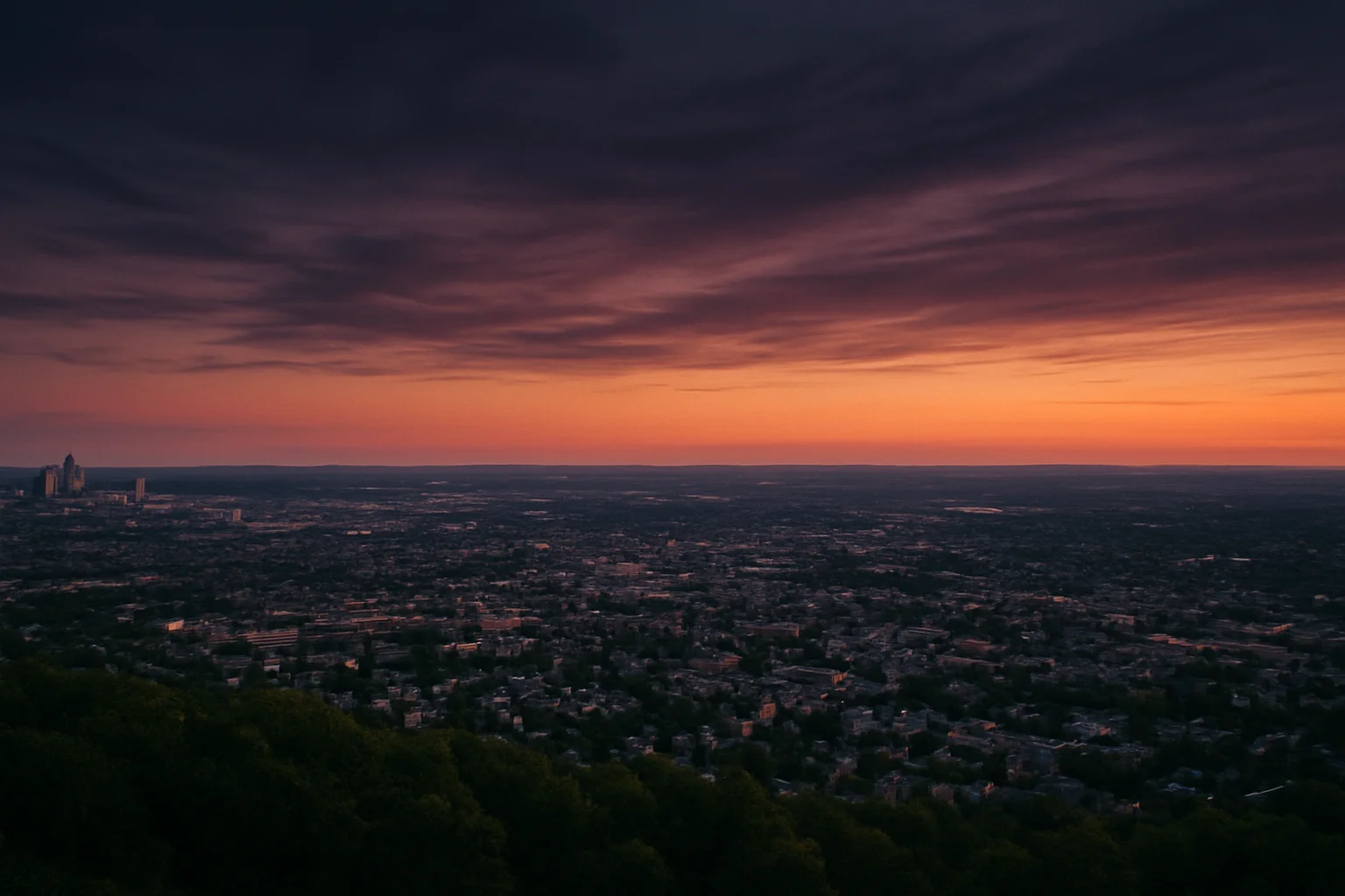 Fall River, MA skyline
