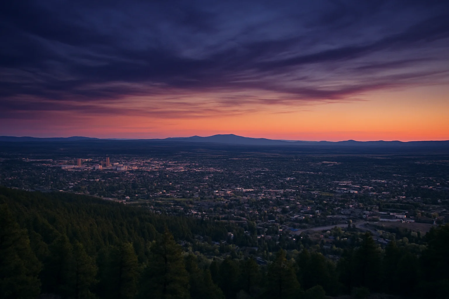 Flagstaff, AZ skyline