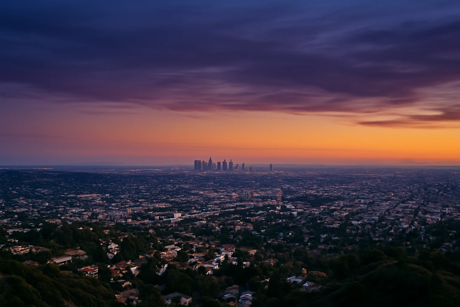 Florence-graham, CA skyline