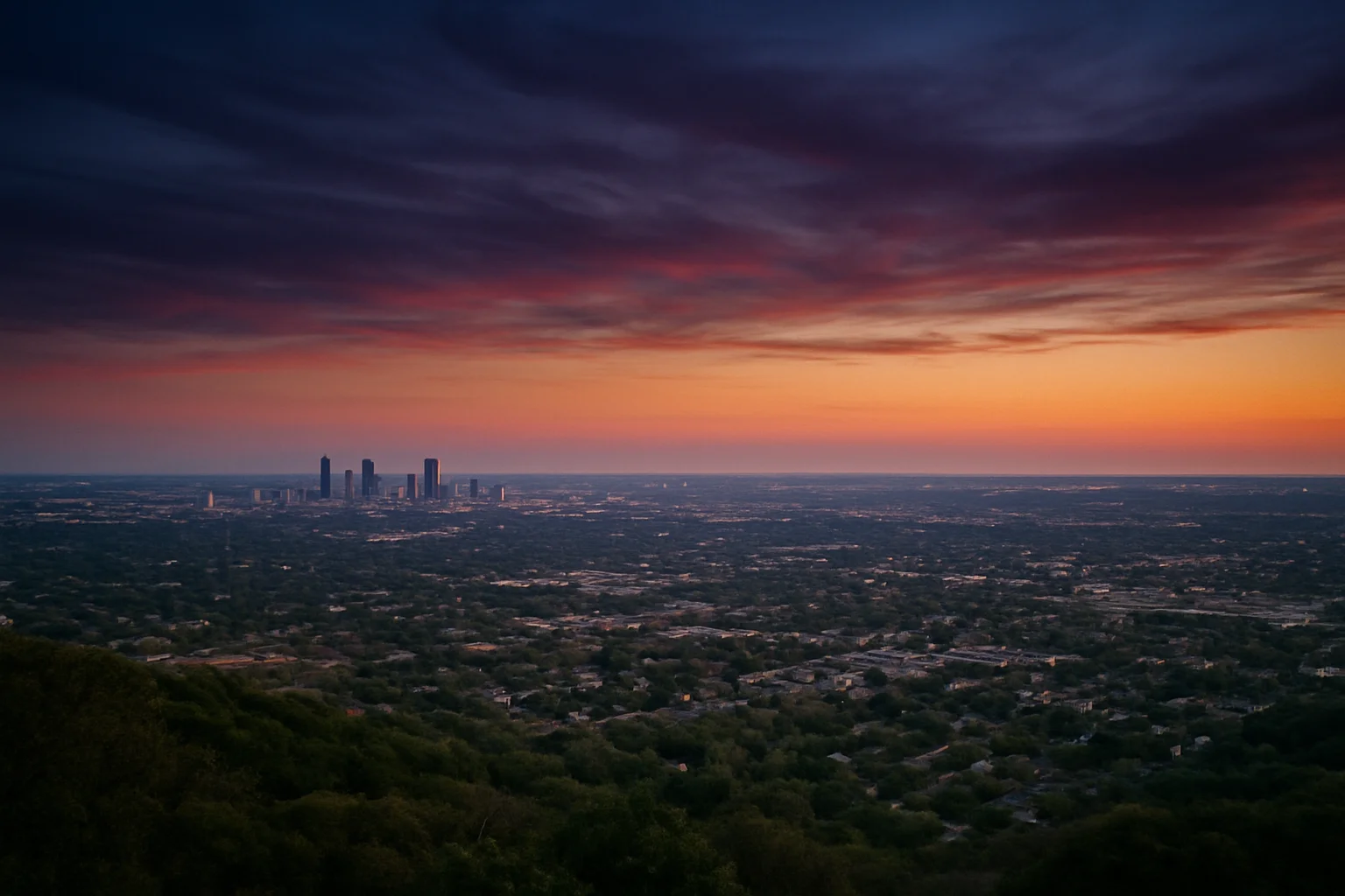 Fort Worth, TX skyline