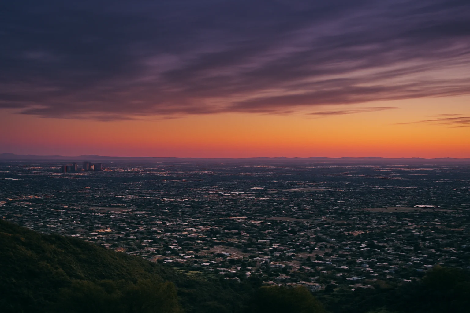 Glendale, AZ skyline