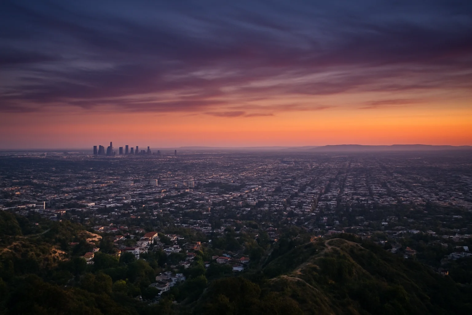 Glendale, CA skyline