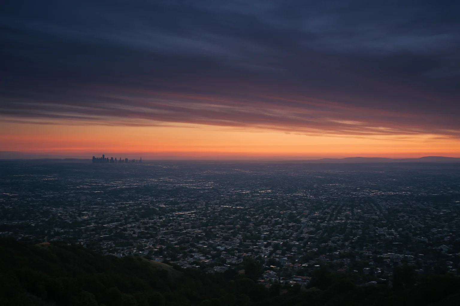 Glendora, CA skyline