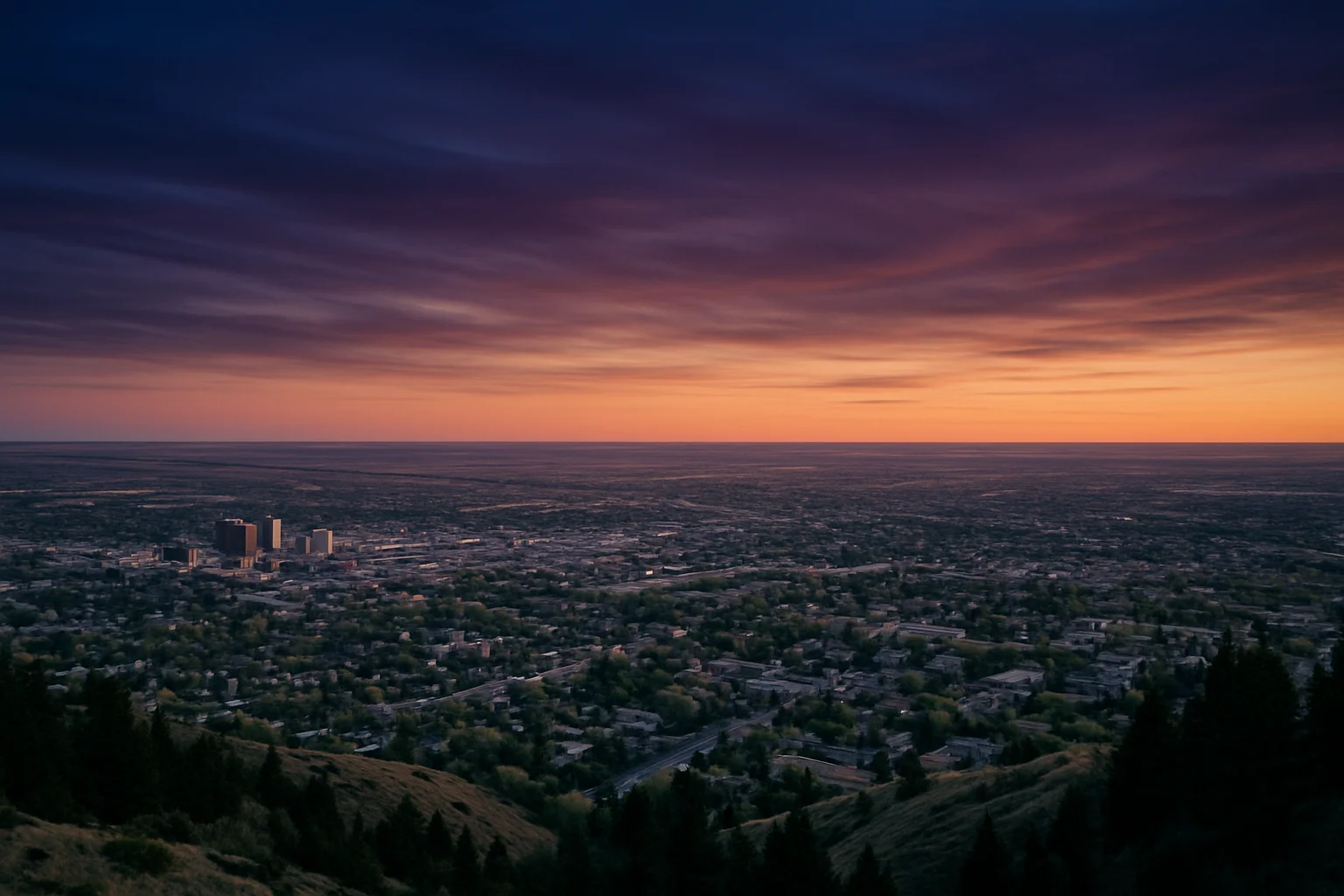 Great Falls, MT skyline