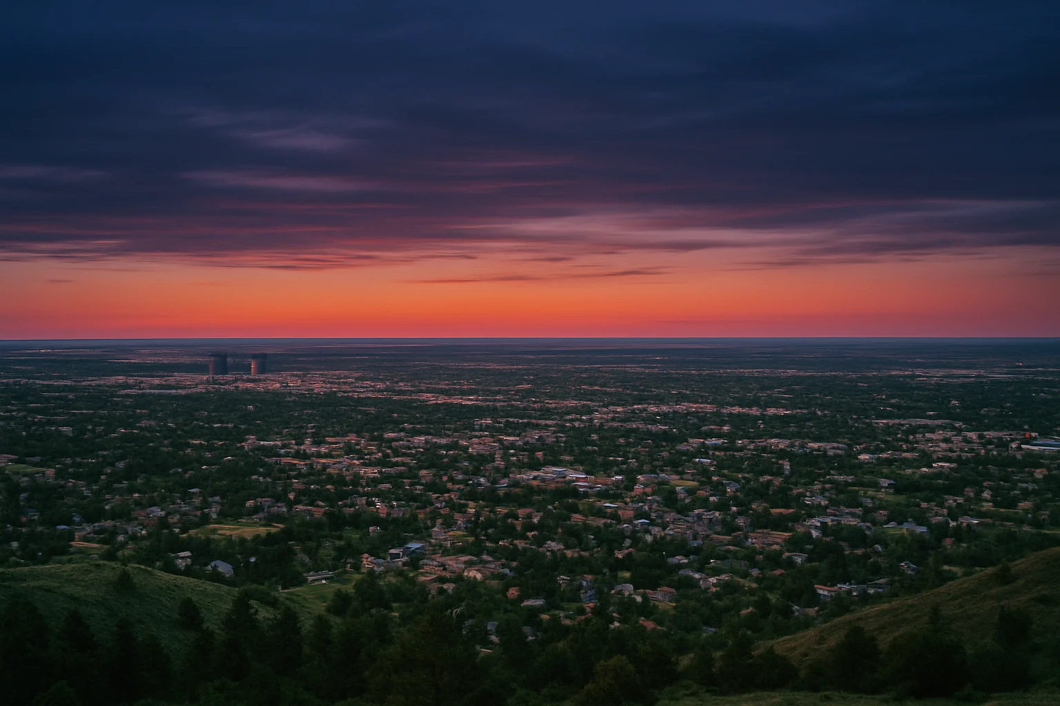 Greeley, CO skyline