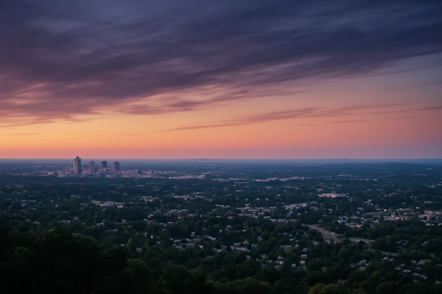 Greensboro, NC skyline