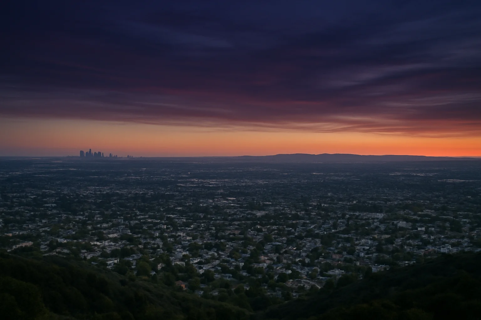Hacienda Heights, CA skyline