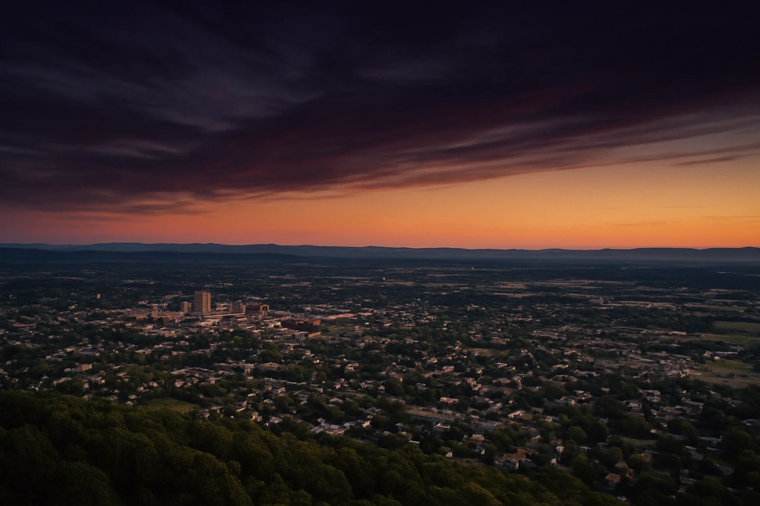 Harrisonburg, VA skyline