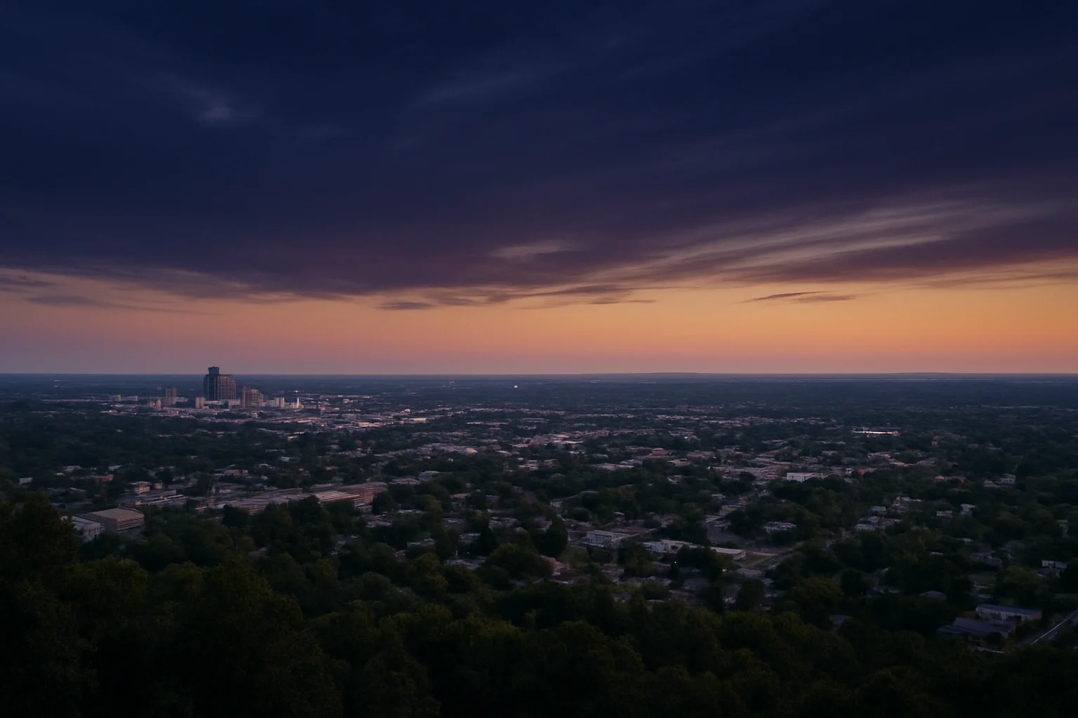 Hattiesburg, MS skyline