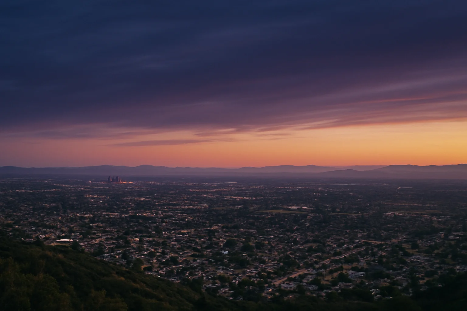 Hemet, CA skyline