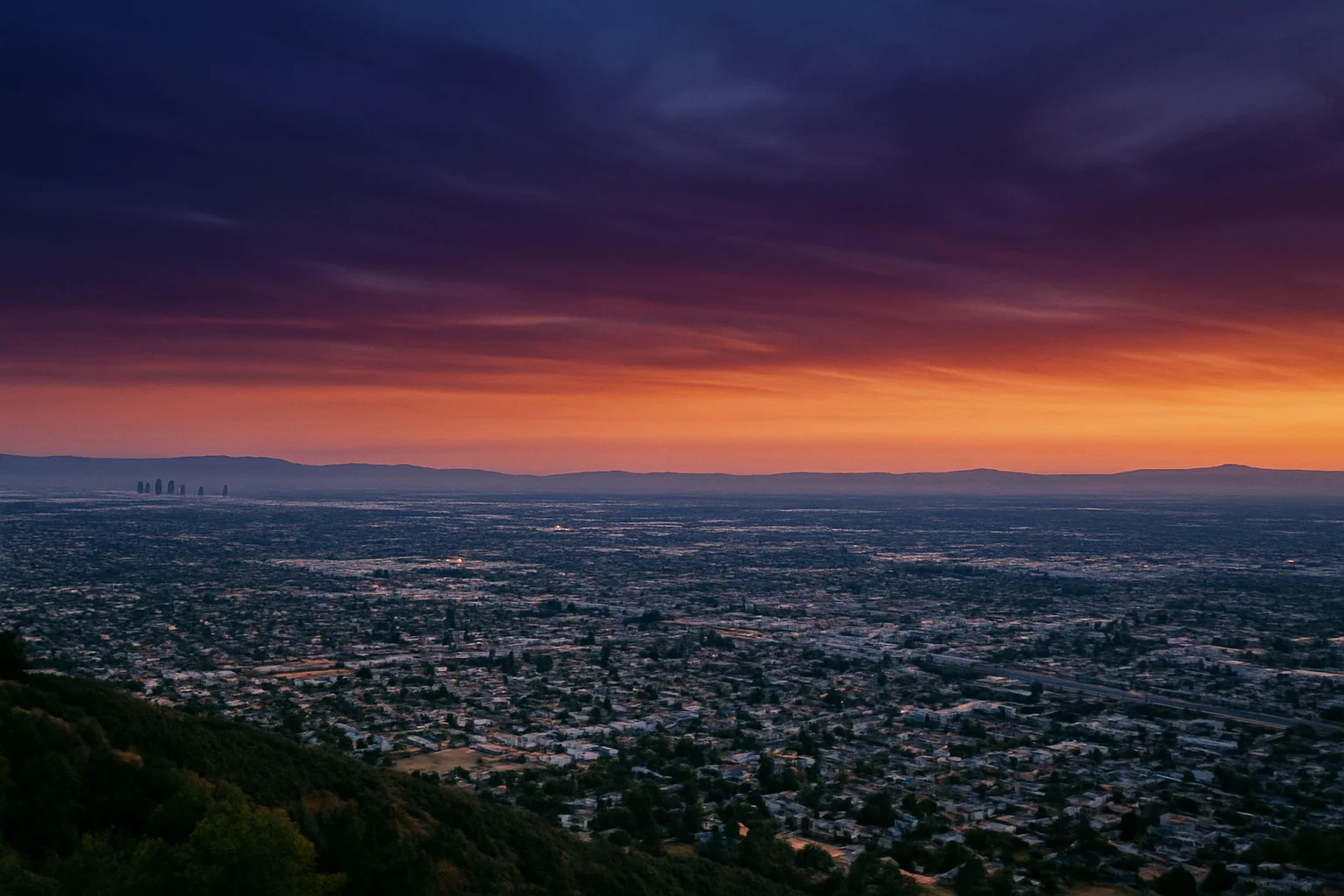 Hesperia, CA skyline