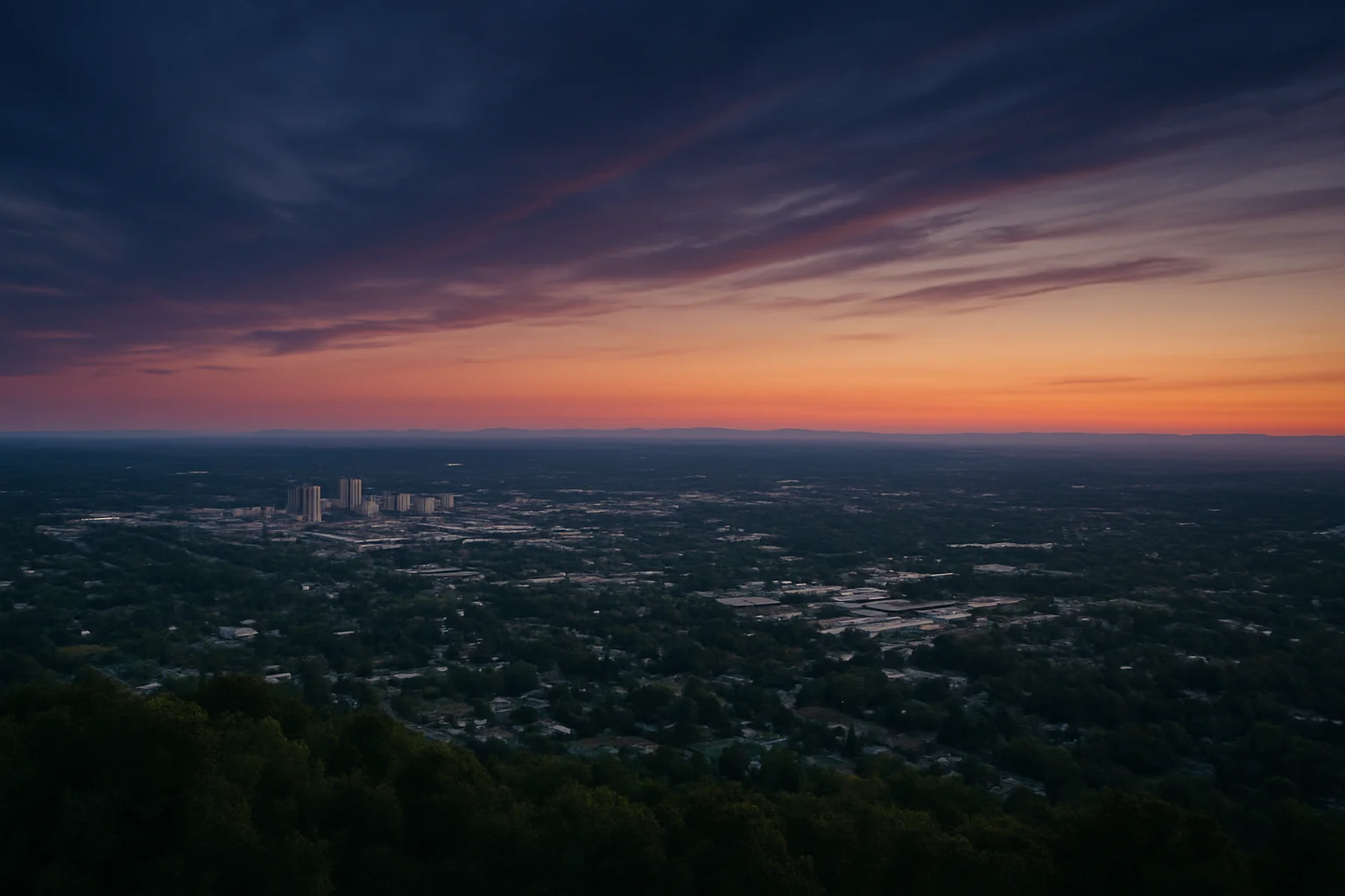 Hickory, NC skyline