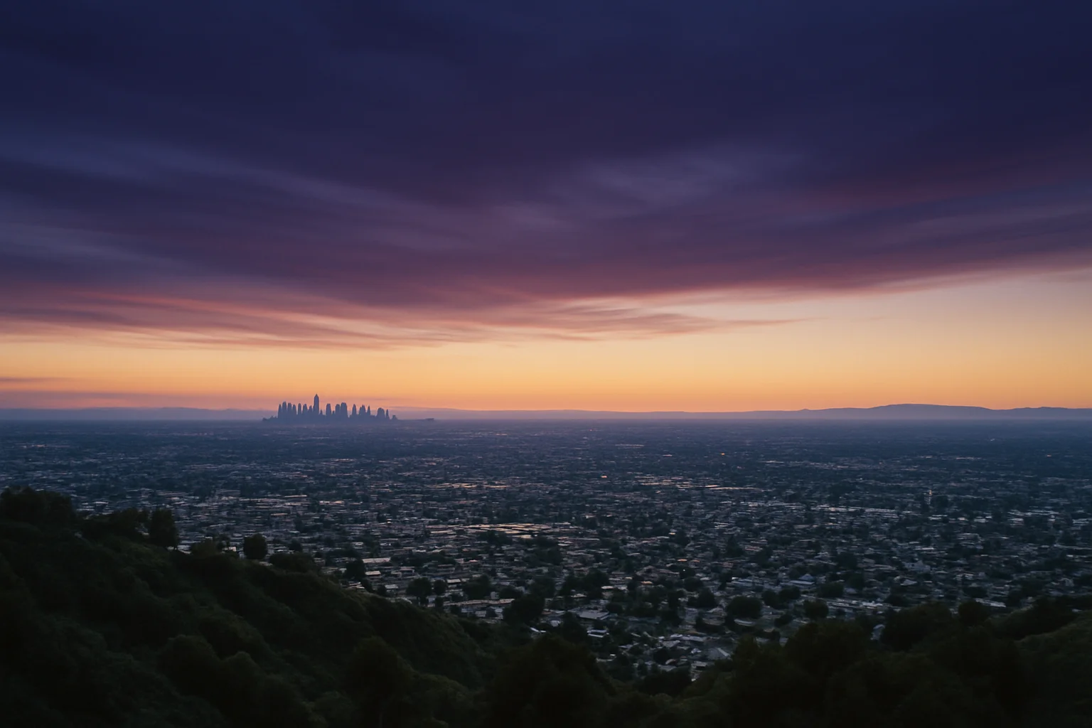 Highland, CA skyline