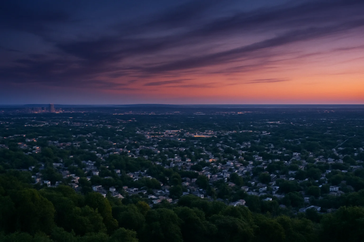 Huntington, NY skyline